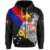 Central Province Zip Hoodie Style Life PNG LT13 Unisex Black - Polynesian Pride