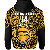 (Custom Text and Number) Hawaii Hoodie Nanakuli High and Intermediate School Tribal Kakau LT14 - Polynesian Pride