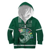 Hawaii Football Hoodie KID Kakau Rainbow Warriors Helmet Go Bows LT14 - Polynesian Pride