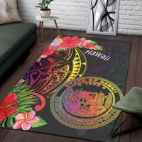 Hawaii Area Rug - Tropical Hippie Style - Polynesian Pride
