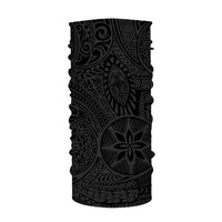 Hawaii Bandana Polynesian Hawaiian Style Tribal Tattoo Gray One Size Grey - Polynesian Pride