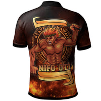 Hawaii Polo Shirt The Fire Knife Dance - Polynesian Pride
