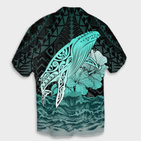 Hawaii Hibiscus Wale Polynesian Hawaiian Shirt - AH - Polynesian Pride