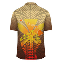 Hawaii Kanaka Map Hand Polynesian Shirt - Susi Style - AH - Polynesian Pride