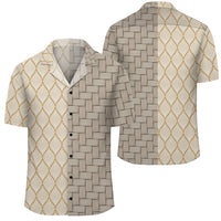 Hawaii Leaves Seamless Pattern Lauhala Moiety Hawaiian Shirt Unisex Art - Polynesian Pride