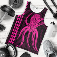 Hawaii Octopus KaKau Polynesian Tank Top - Pink - AH - Polynesian Pride