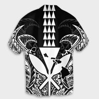 Hawaii Polynesian Kanaka Kakau Hawaiian Shirt - Alan Style White - AH - Polynesian Pride