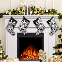 Hawaii Polynesian Turtle Christmas Stocking - White - AH - Polynesian Pride