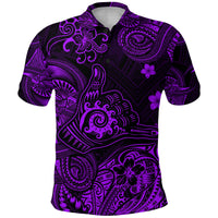Custom Hawaii Shaka Polynesian Polo Shirt Unique Style Purple LT8 - Polynesian Pride