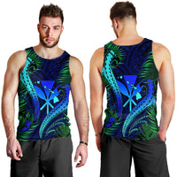Hawaii Shark Polynesian Tropical Tank Top - Blue - AH - Polynesian Pride