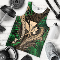 Hawaii Shark Polynesian Tropical Tank Top - Gold - AH - Polynesian Pride