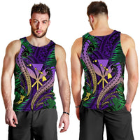 Hawaii Shark Polynesian Tropical Tank Top - Purple - AH - Polynesian Pride