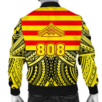 Hawaii Bomber Jacket - Hawaiian Mauna Kea Bomber Jacket - Speaka Style - AH - Polynesian Pride