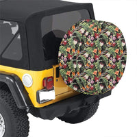 Hawaii Tropical Flowers Watercolor. Hawaii Spare Tire Cover - Polynesian Pride