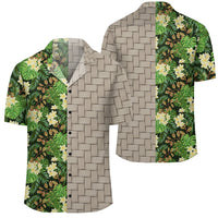 Hawaii Tropical Leaves And Plumeria Lauhala Moiety Hawaiian Shirt Unisex Art - Polynesian Pride
