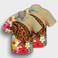 Hawaii Tropical Turtle Hibiscus And Plumeria Hawaiian Shirt - AH - Polynesian Pride