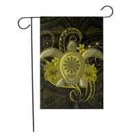 Hawaii Turtle Hibiscus Polynesian Flag - Full Style - Yellow - AH - Polynesian Pride