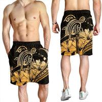 Hawaii Turtle Map Polynesian Men's Shorts Safety - AH - Polynesian Pride