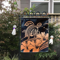 Hawaii Turtle Map Polynesian Flag Safety Orange - AH - Polynesian Pride