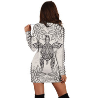 Hawaii Turtle Pattern Hoodie Dress - AH - Polynesian Pride