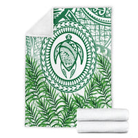 Hawaii Turtle Polyneian Palm Tree Leaf Premium Blankets - AH - Polynesian Pride