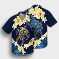 Hawaii Turtle Tropical Hawaiian Shirt - Taha Style - AH - Polynesian Pride
