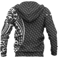 Hawaii Polynesian Hoodie Emboss Style - Polynesian Pride