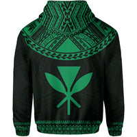 Hawaii Kanaka Polynesian Hoodie Divinity Green - Polynesian Pride