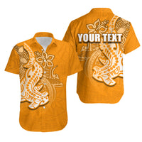 Custom Polynesian Matching Dress And Shirt with Tribal Hammerhead Shark Wheat LT6 - Polynesian Pride