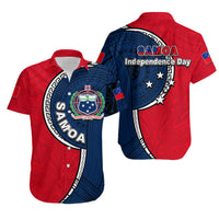 Samoa Independence Day Tribal Tattoo Hawaiian Shirt No.1 LT6 Unisex Red - Polynesian Pride
