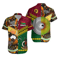 Aboriginal Polynesian Matching Hawaiian Shirt and Dress Vanuatu Australia Together LT8 - Polynesian Pride