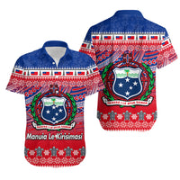 Samoa Christmas Manuia Le Kirisimasi Hawaiian Shirt LT6 Unisex Red - Polynesian Pride