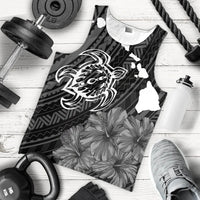 Hawaiian Hibiscus Sea Turtle Swim Polynesian Tank Top - AH - Polynesian Pride