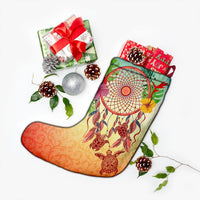 Hawaiian Hibiscus Strelitzia Flower Dreamcatcher Christmas Stocking - AH - Polynesian Pride