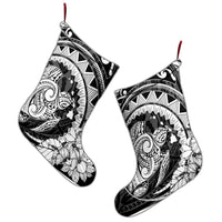 Hawaiian Kanaka Honu Map Hibiscus Globular Polynesian Christmas Stocking - AH - Polynesian Pride