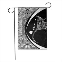 Hawaiian Map Manta Ray Polynesian Flag - White - Circle Style - AH - Polynesian Pride