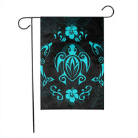 Hawaiian Map Turtle Dolphin With Plumeria Flag - AH - Polynesian Pride