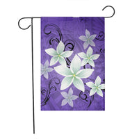 Hawaiian Plumeria Polynesian Flag - Purple - AH - Polynesian Pride