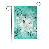Hawaiian Plumeria Polynesian Flag - Turquoise - AH - Polynesian Pride