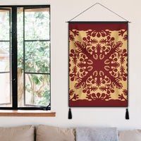 Hawaiian Quilt Vintage Hanging Poster - AH - Polynesian Pride