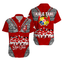Ikale Tahi Sipi Tau Tonga Rugby Matching Dress and Hawaiian Shirt LT2 - Polynesian Pride
