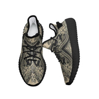 Hawaiian Sneakers YZ Polynesian Plumeria Mix Gray AH - Polynesian Pride