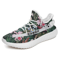 Hawaiian Sneakers YZ Tropical Monstera Leaf White - Polynesian Pride