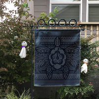 Hawaiian Turtle Polynesian Tribal Flag Gray AH - Polynesian Pride