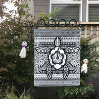 Hawaiian Turtle Polynesian Tribal Flag White AH - Polynesian Pride