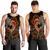 Hawaiian Warrior Helmet Kanaka Polynesian Tank Top - AH - Polynesian Pride