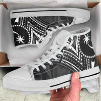 Chuuk State High Top Shoes - Cross Style - Polynesian Pride
