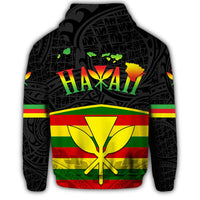 Kanaka Maoli Polynesian Hoodie Zip 3CL AH - Polynesian Pride