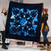 Hawaii Quilt - Honu Circle Quilting Style Quilt - AH - Polynesian Pride