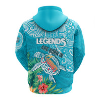 Custom Polynesian Birthday Zip up Hoodie Legends Are Born In January LT7 - Polynesian Pride